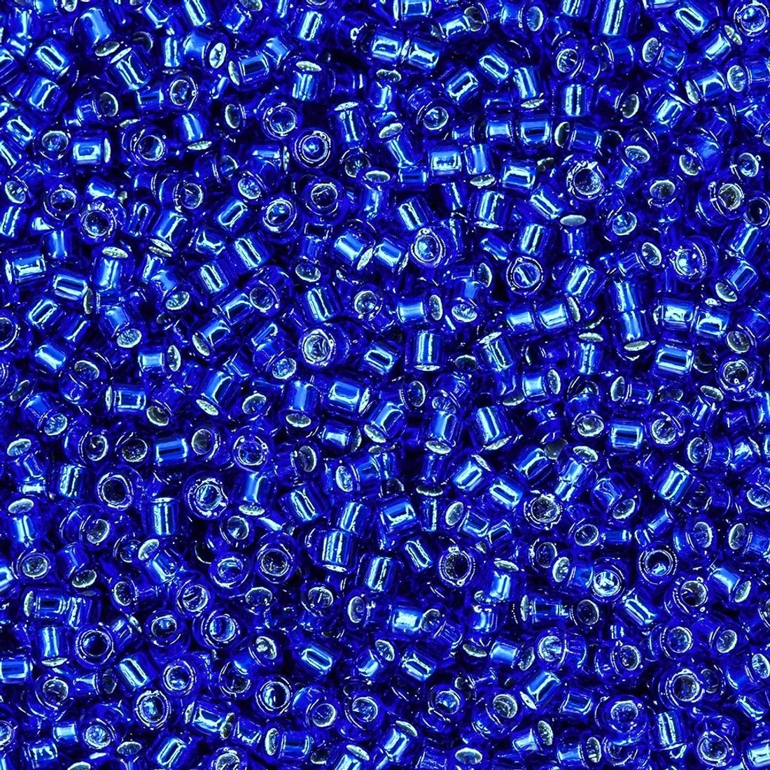 Японский бисер TOHO Treasure (№28), с внутренним серебрением, прозрачный