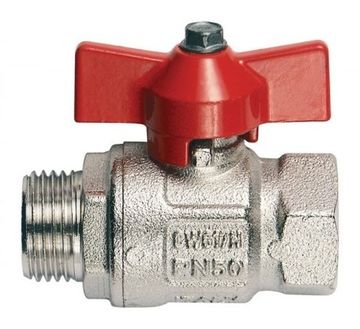 Кран шаровый Itap IDEAL 093 1/2" НР/ВР полнопроходной ручка-бабочка