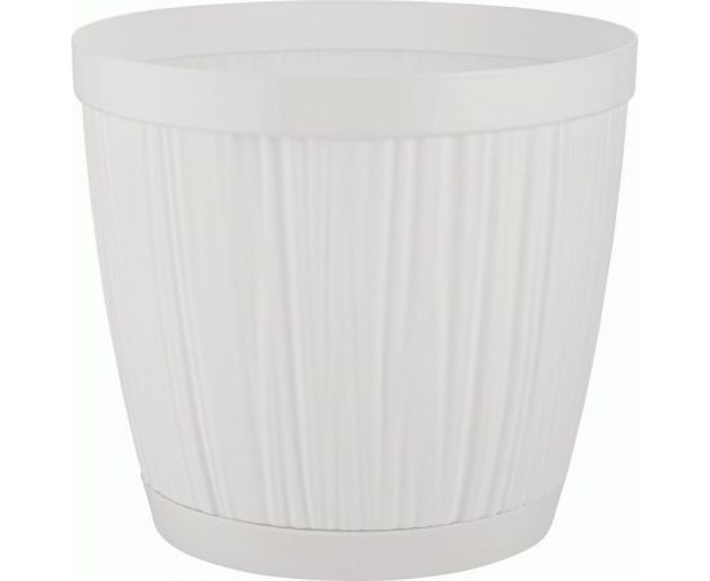Горшок для цветов InGreen BARCELONA 6,5л, D240мм белый
