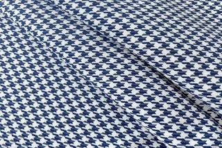 Уличная ткань Sun check navy (Сан чек нави)