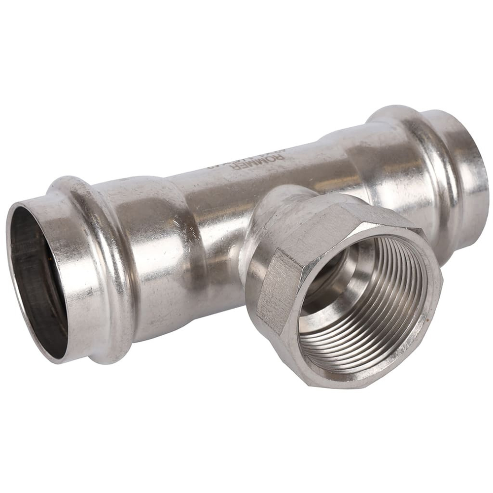 ROMMER Тройник с ВР 42x1 1/4" из нержавеющей стали прессовой