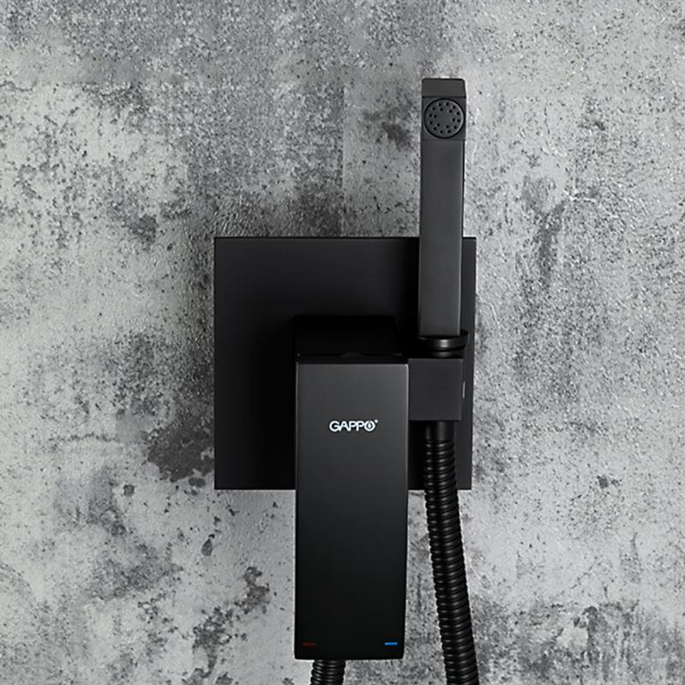 Смеситель с гигиеническим душем Gappo G7207-6