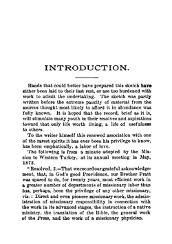 An intense life. A a sketch of the life and work of Rev. Andrew T. Pratt, M.D., missionary of the A.B.C.F.M., in Turkey, 1852-1872 | George F. Herrick
