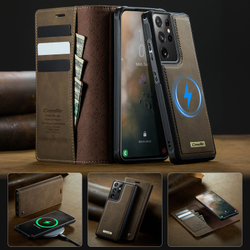 Чехол-кошелек CaseMe 2 in 1 MagSafe Samsung Galaxy S21 Ultra