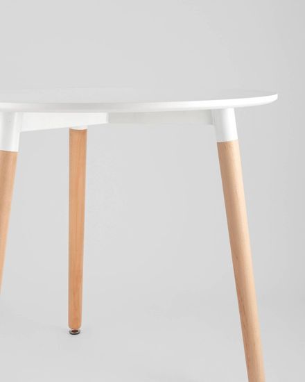 Стол круглый EAMES DST NEW D80 белый