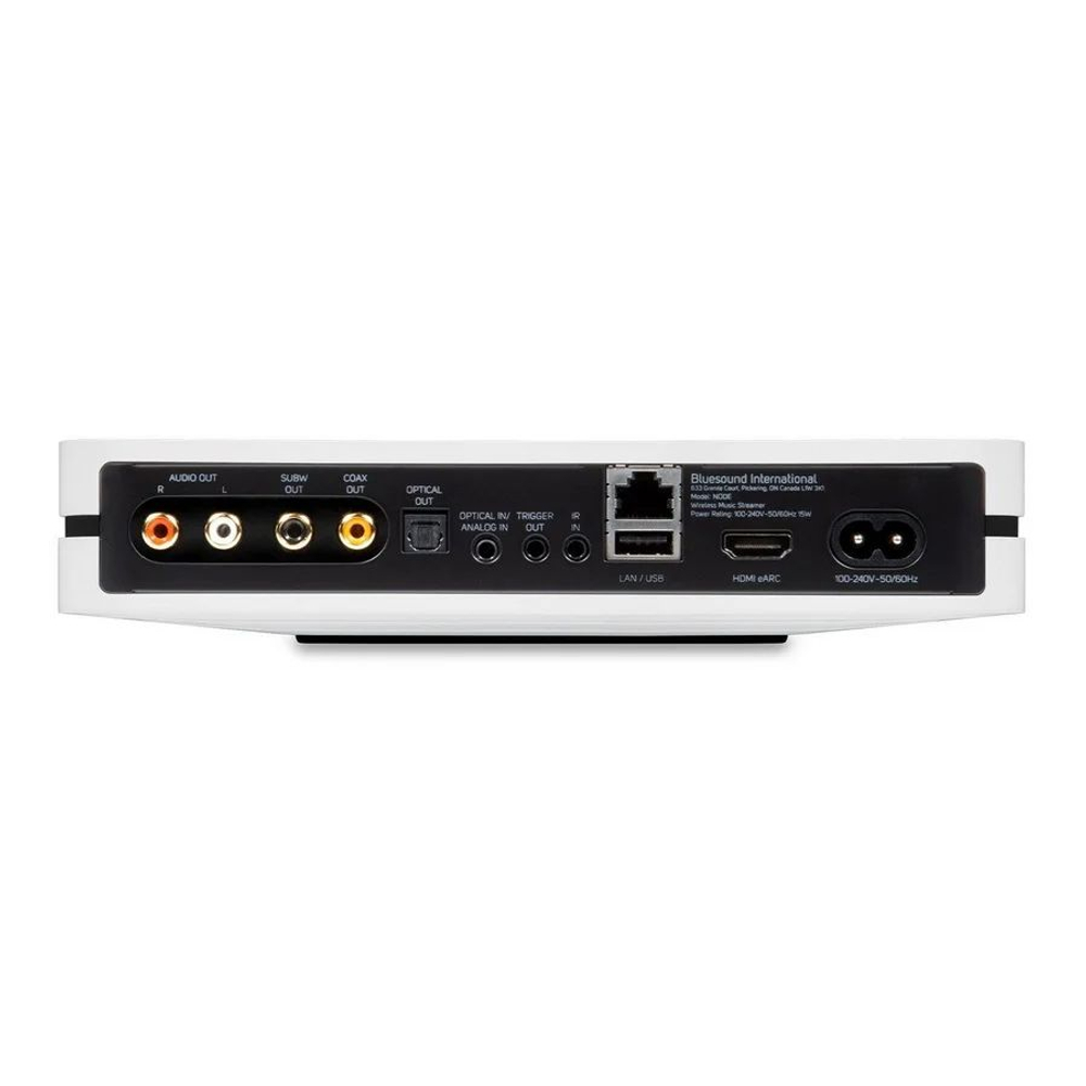 Сетевой аудиоплеер Bluesound Node N130 White