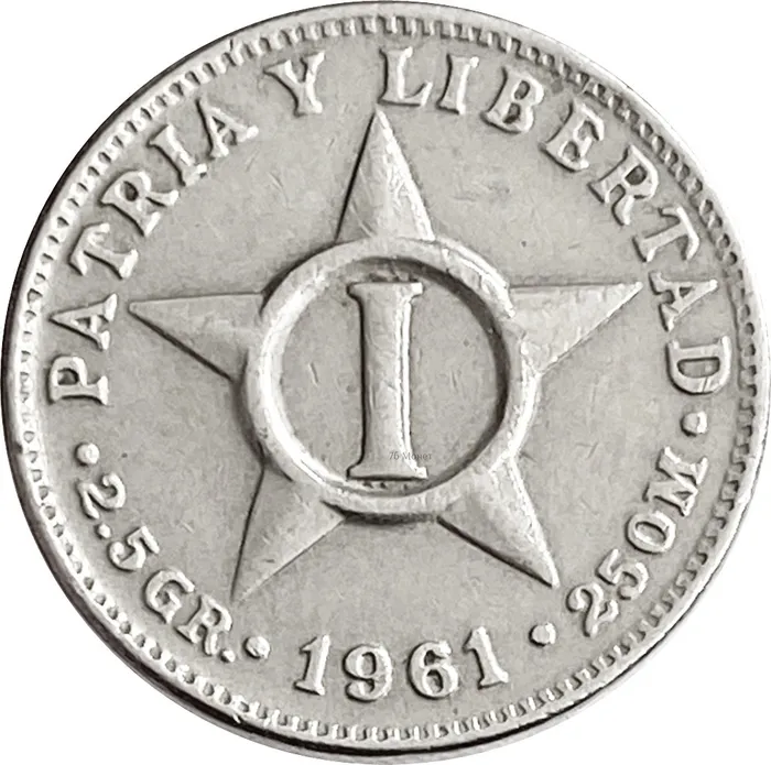 1 сентаво 1961 Куба