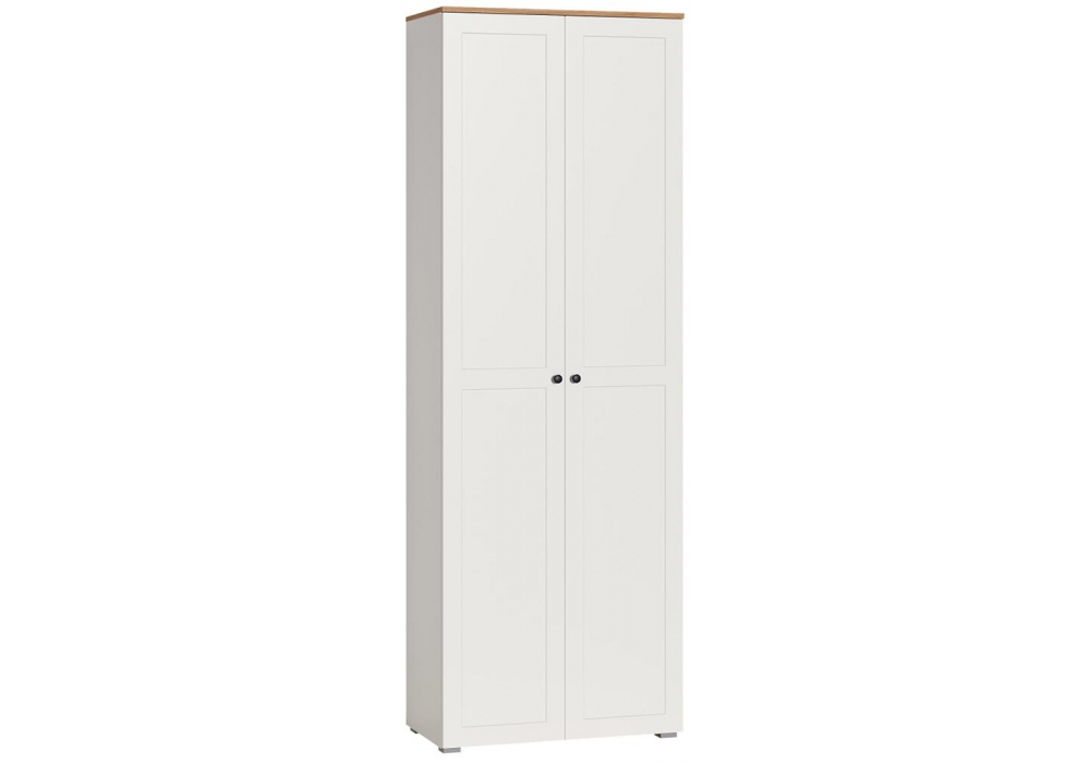 Шкаф Woodville Опра 16.307 белый PE шагрень, дуб золотой craft