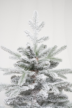 Искусственная елка Сибирская заснеженная 270 см., литая хвоя+пвх, ЕлкиТорг (66270)