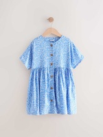 Платье для девочки Next AC6-239, Голубой, Белый