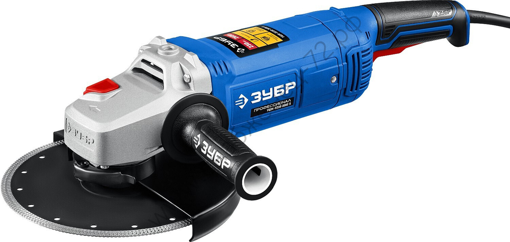 ЗУБР 2600 Вт, d230 мм, УШМ, Профессионал (УШМ-П230-2600 П)