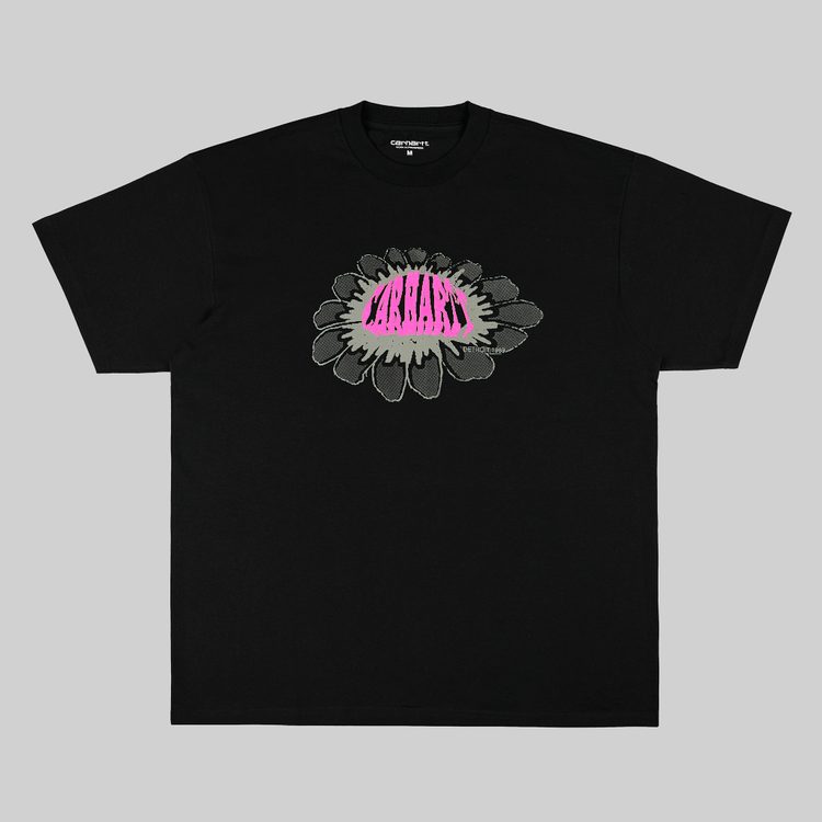 Футболка мужская Carhartt WIP Pixel Flower артикул:I033161_black - купить в магазине Дайс