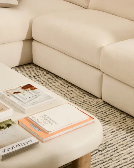 Alea 4-местный модульный диван с левым шезлонгом и съемным чехлом 310 см