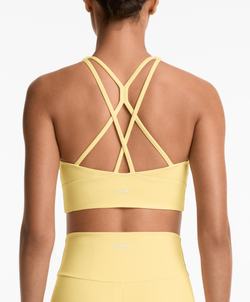Oysho Спортивный бюстгальтер Comfortlux со средней степенью поддержки, желтый