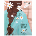 Дневник 5-11 класс 48 л. твердый BRAUBERG глянцевая ламинация с подсказом "Summer girl" (6 штук в упаковке)