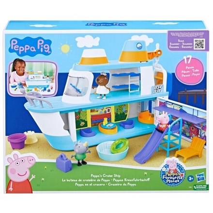 Hasbro Peppa Pig - Набор "Пассажирский корабль" с 3 фигурками и аксессуарами F6284 / артикул   F6284  / GTIN 5010996160379