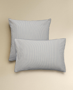 Наволочка Zara Home, хлопок 100%, в полоску, 4124/091