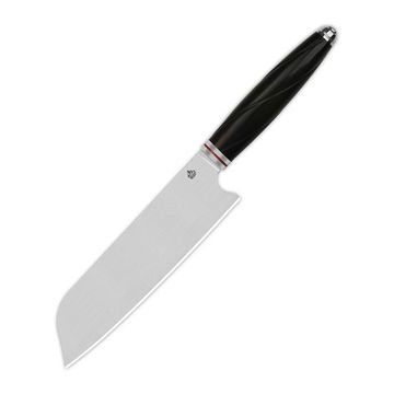 Нож QSP QS-KK-002A Santoku с клинком из стали Sandvik 14C28N, рукоять дерево