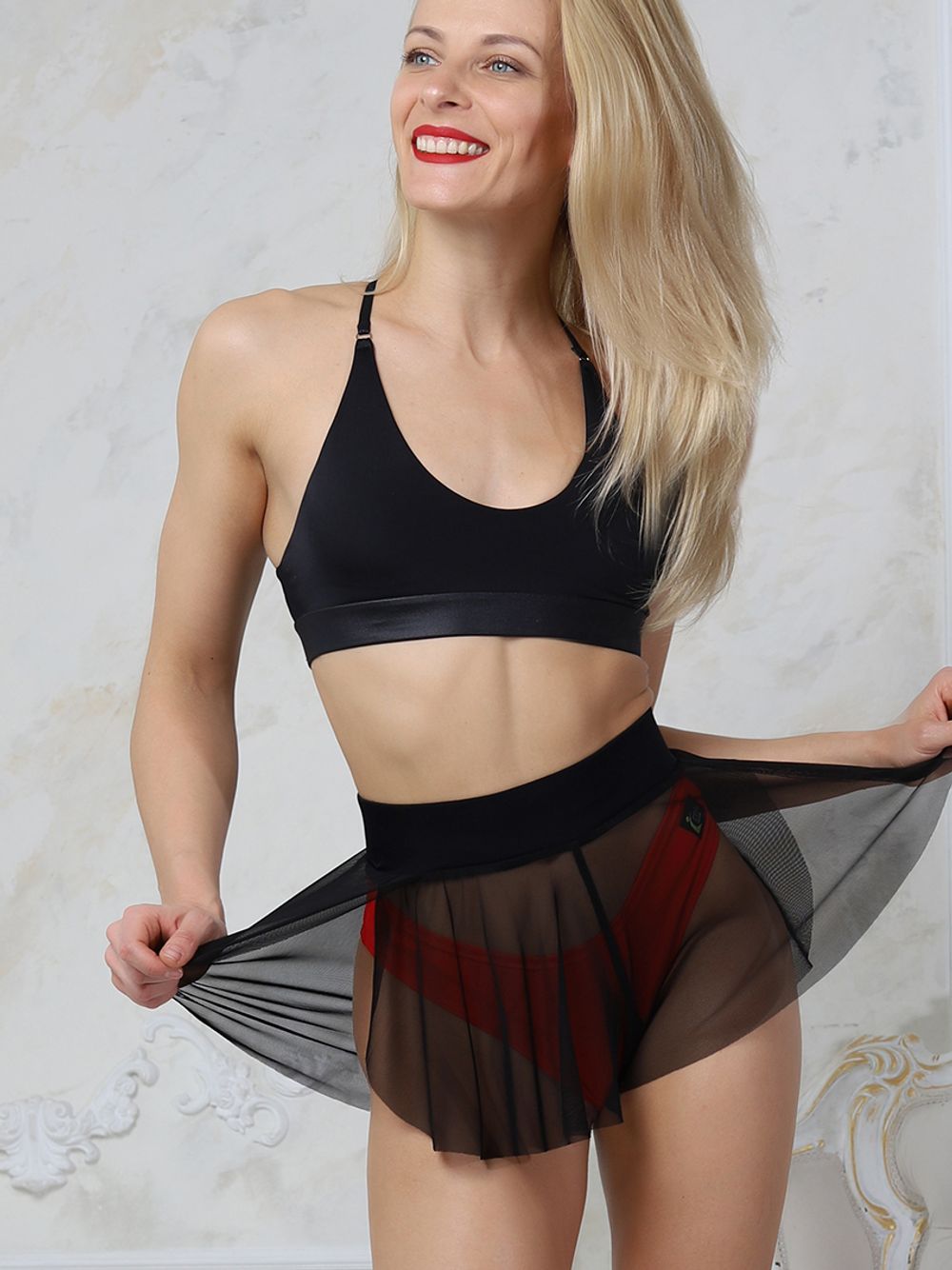 Топ Wonder Biflex, Черный