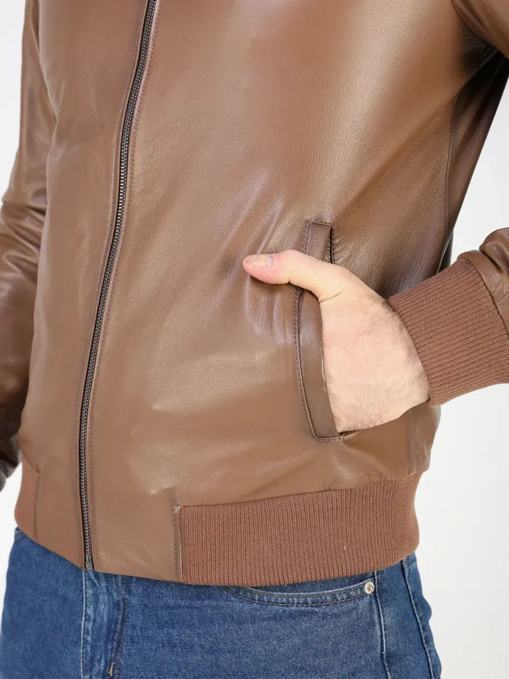 Кожаная куртка демисезонная Турция