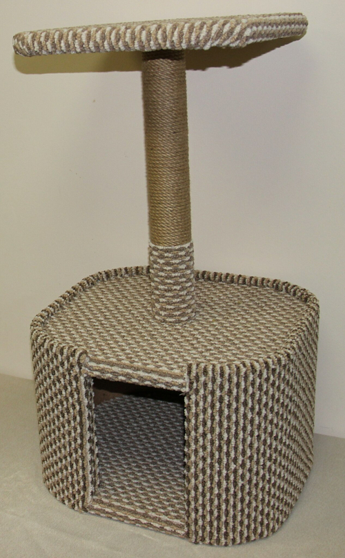 Домик когтеточка ЕТК кошачья крепость, 70 см