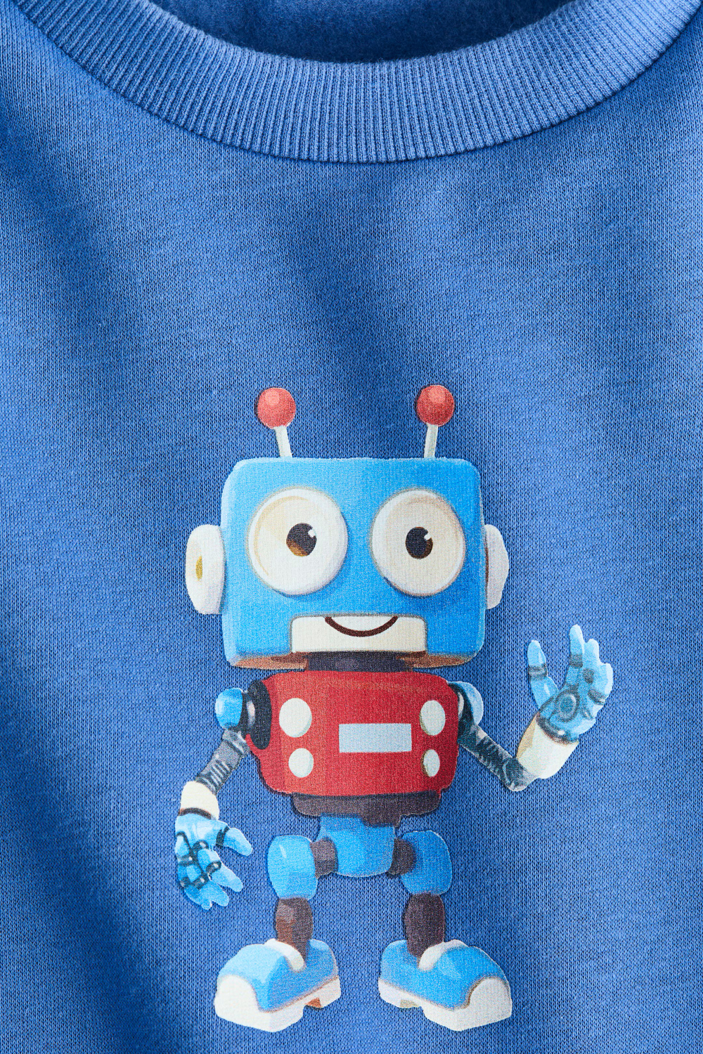 H&M Толстовка с принтом, синий