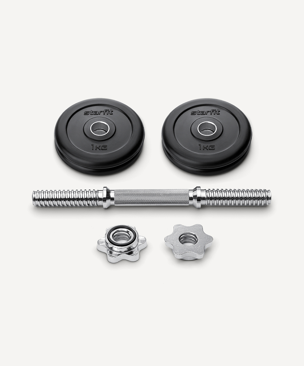 Гантель разборная обрезиненная в коробке DB-716, 5 кг