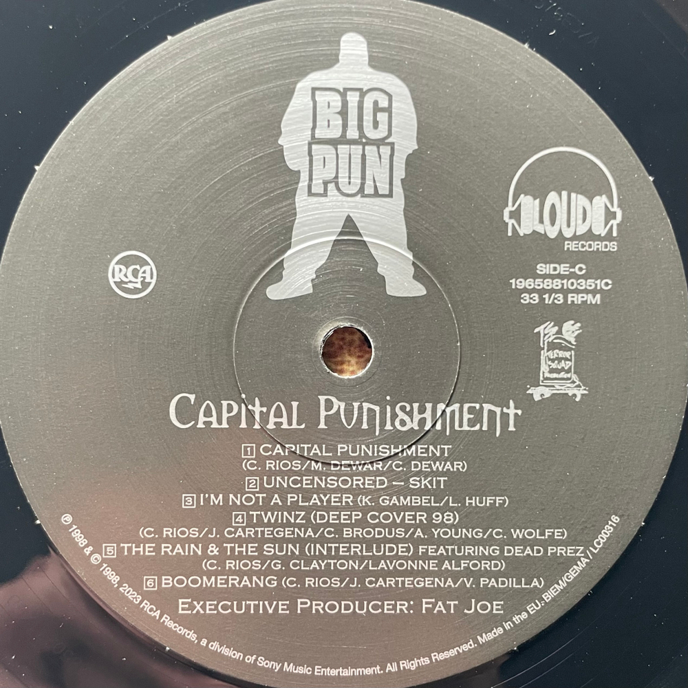 Big Pun ‎– Capital Punishment 2LP (Европа 2023г.)