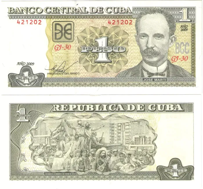 1 песо 2009 Куба