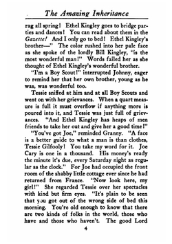 The Amazing Inheritance | Frances Roberta Sterrett