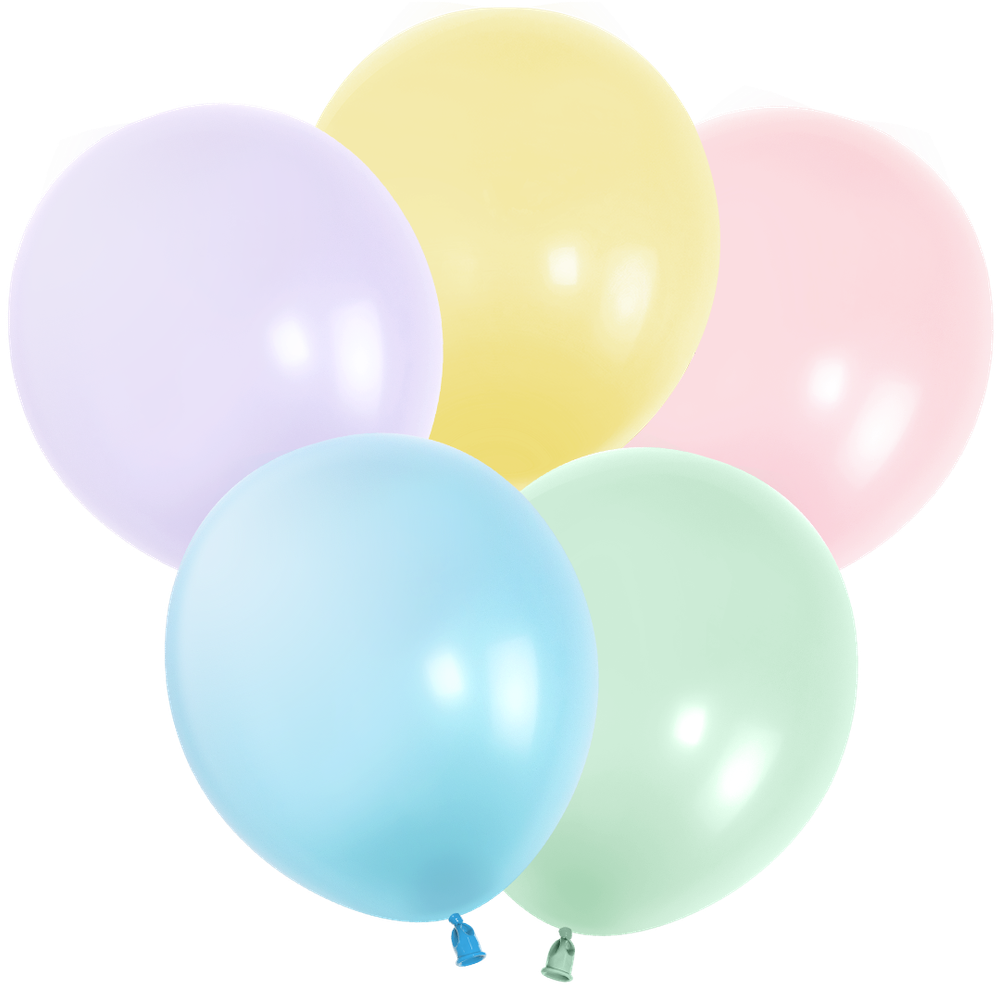 Шар (12''/30 см) Ассорти, макарунс, 100 шт.