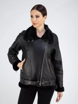 Дубленка авиатор натуральная зимняя