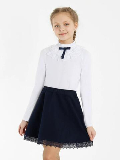 Юбка "Школа-5", р. 128, тёмно-синий, (Ивашка)