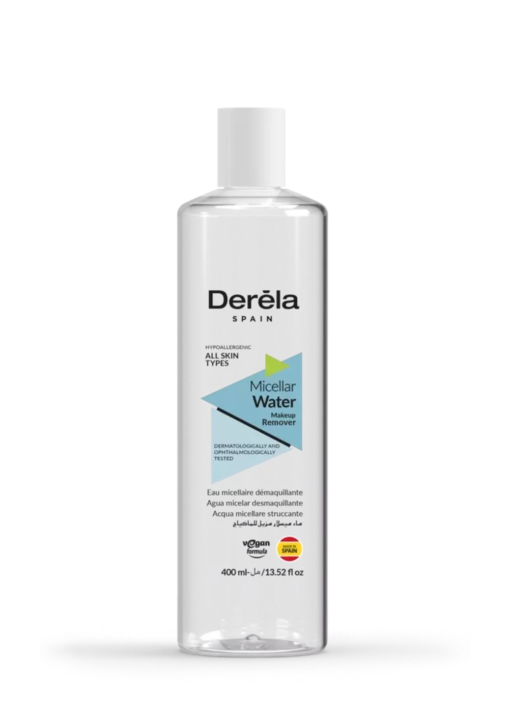 DERELA  Мицеллярная вода для лица очищающая  400мл*12