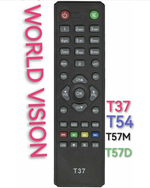 Пульт для World Vizion T37/T54/T57D/T57M для DVB-T2 ресивера