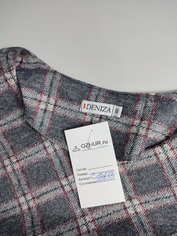 Платье Deniza в клетку 46 размер, новое