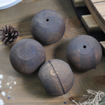 Комплект мебельных дубовых ножек 4 шт. для стола и шкафа, коричневый