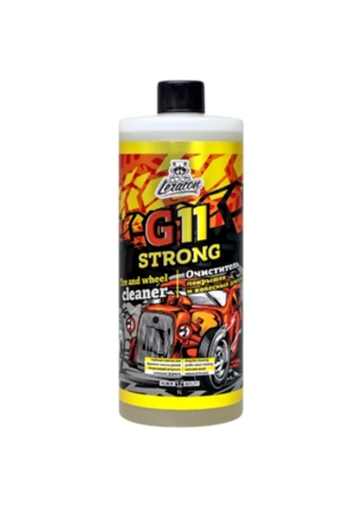 Leraton Высококонцентрированный очиститель покрышек и колесных дисков G11 STRONG 1л