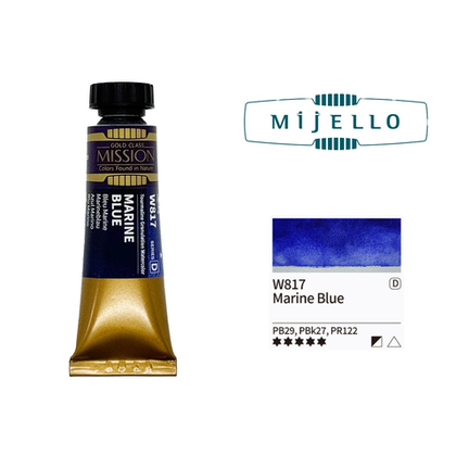 Акварель Mijello Granulation 15 мл. W817 [D] Marine Blue