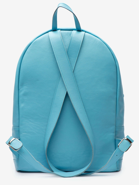 рюкзак закругленный ярко-голубой L