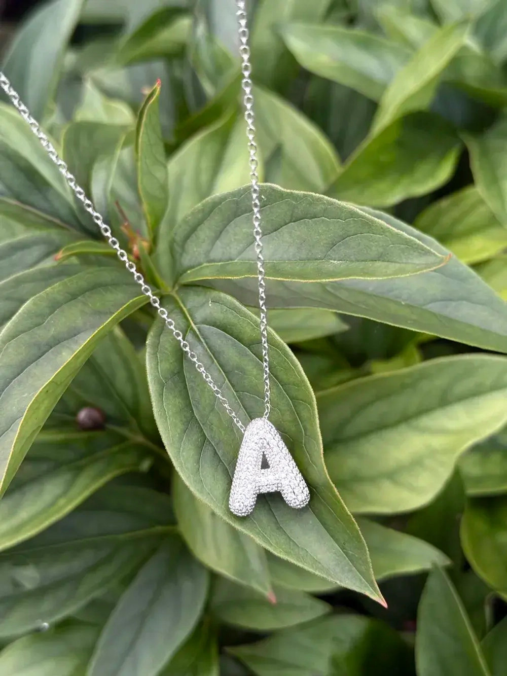 Кулон подвеска буква А