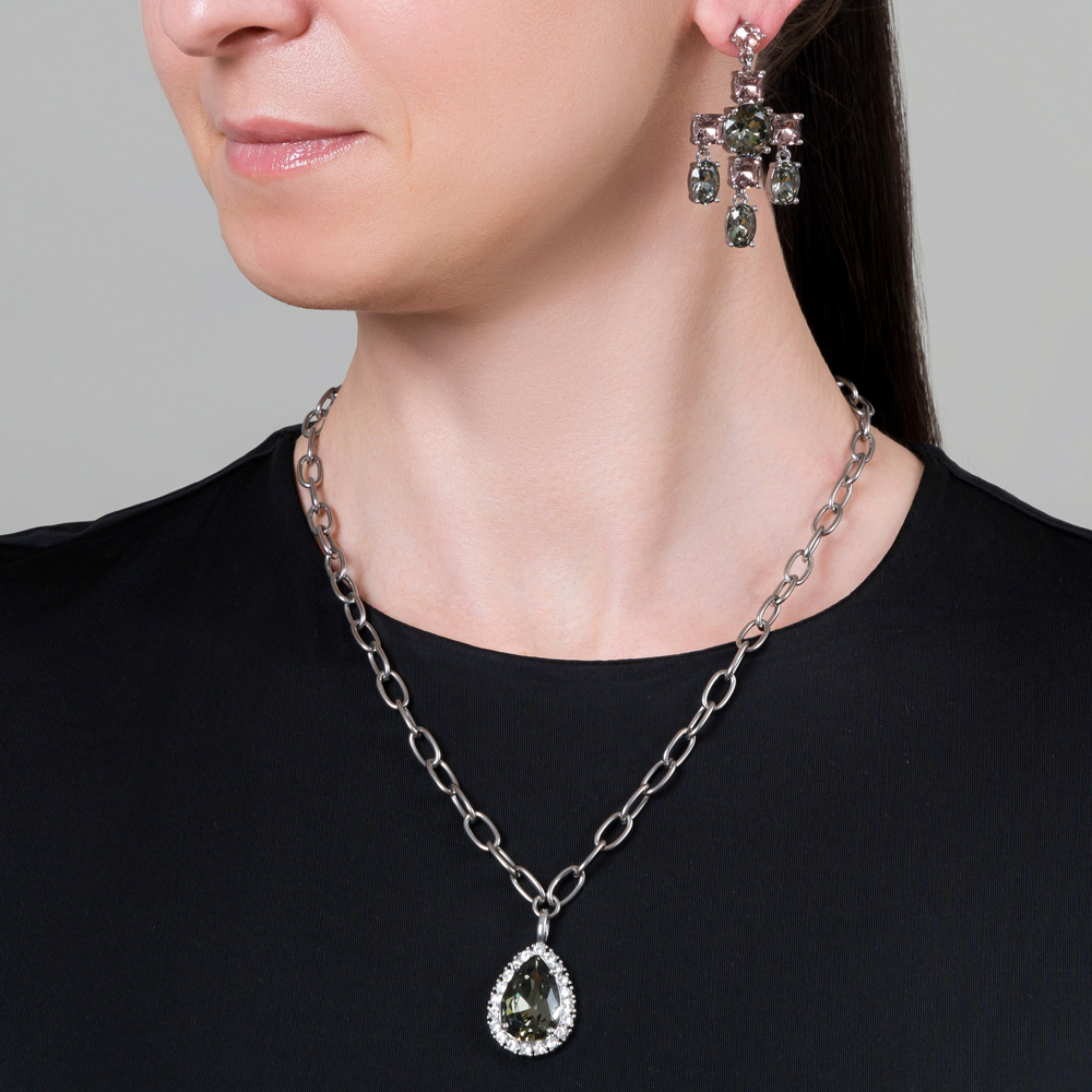 Колье Dyrberg Kern METTA SS GREY /CRYSTAL 450082