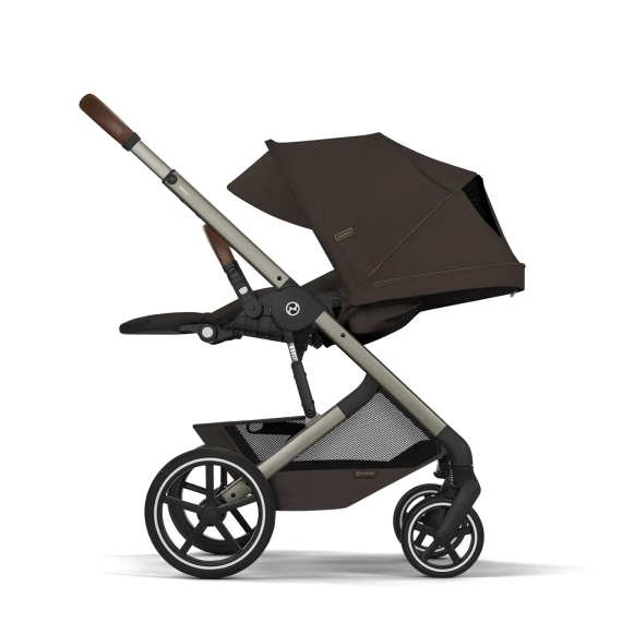 Детская коляска Cybex Balios S Lux TPE 2 в 1 Chocolate Brown
