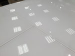 Стол обеденный, кухонный раздвижной KENNER K1250 белый/стекло белое глянец