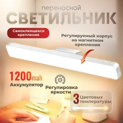 Светильник настенный светодиодный беспроводной LED лампа на магните с пультом дистанционного управления аккумуляторе