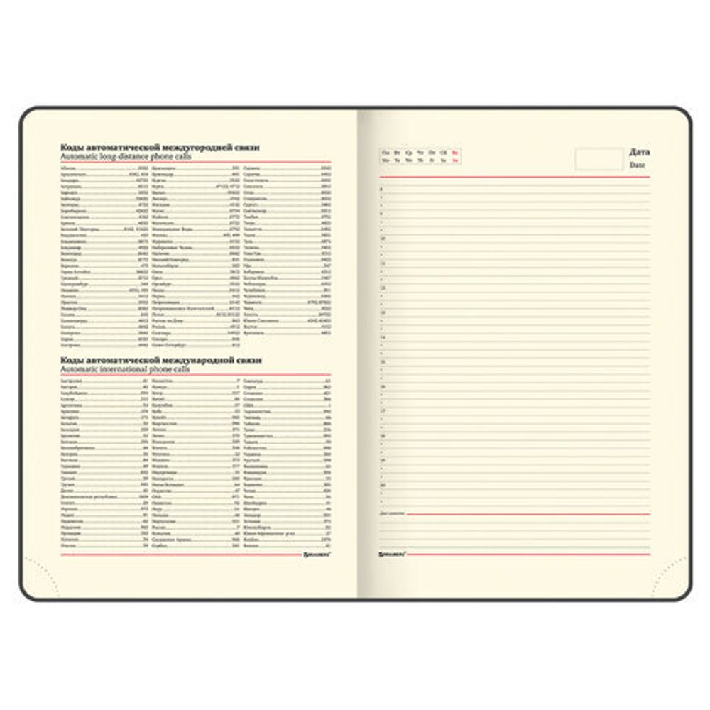 Ежедневник недатированный БОЛЬШОЙ ФОРМАТ 210х297 мм А4, BRAUBERG "Office", 160 л., красный, 113286