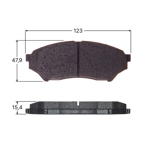 Колодки тормозные дисковые Avantech передние (противоскрипная пластина в компл.) AV446