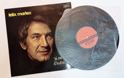 Винтажная виниловая пластинка LP Felix Marten Si On Parlait Dautre Chose (France 1975)