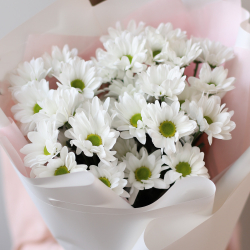 Минибукет из хризантемы размер XS