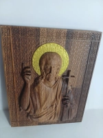 Освященная Икона святого Иоанна Крестителя (Предтечи), дуб